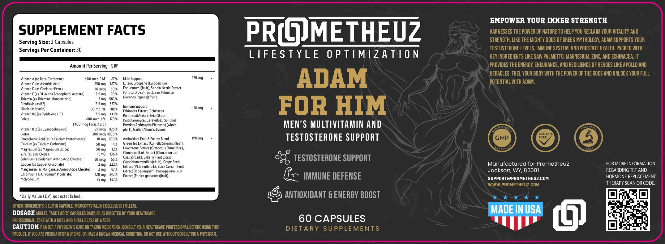 ADAM for Him – Mens Multivitamin - Image 3